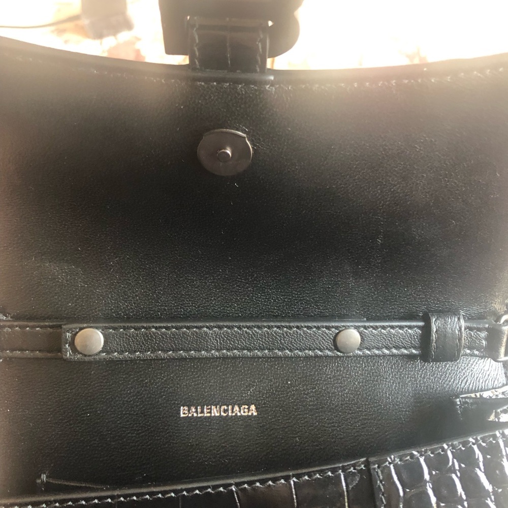 Black Balenciaga Hourglass Bag - Picture 6 of 9
